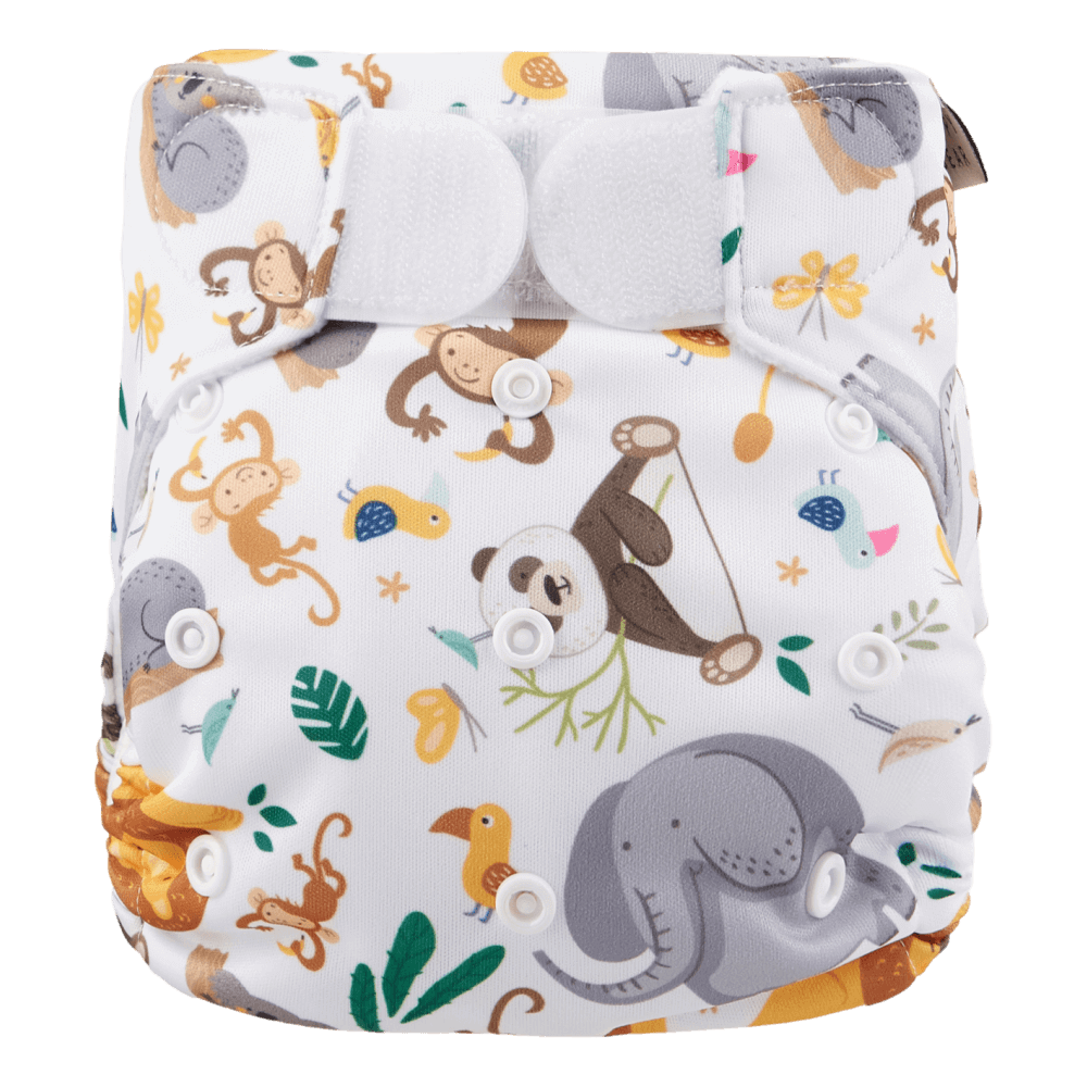 HappyBear Diapers Zwemluier | Klittenband | Wild animals