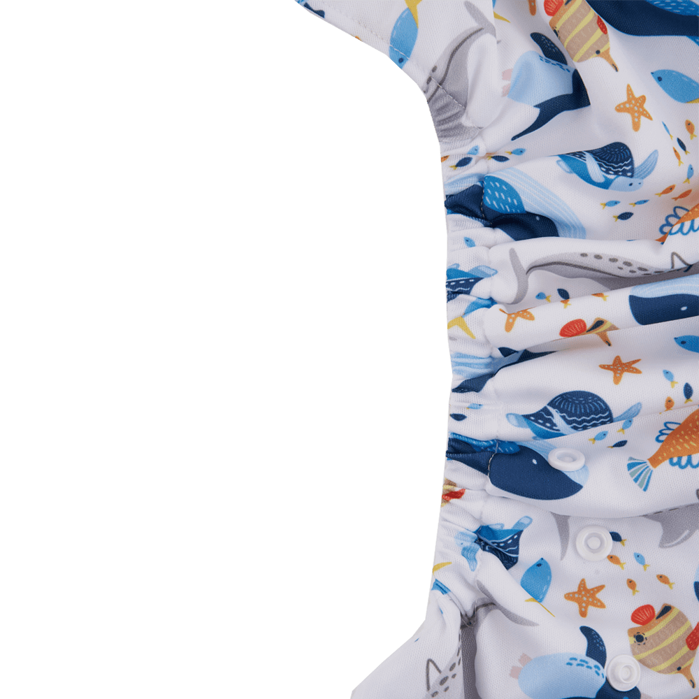 HappyBear Diapers Zwemluier | Klittenband | Sea Animals
