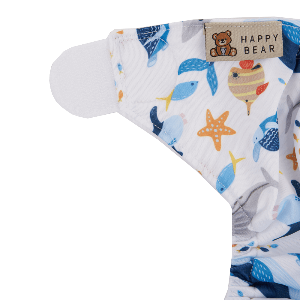 HappyBear Diapers Zwemluier | Klittenband | Sea Animals