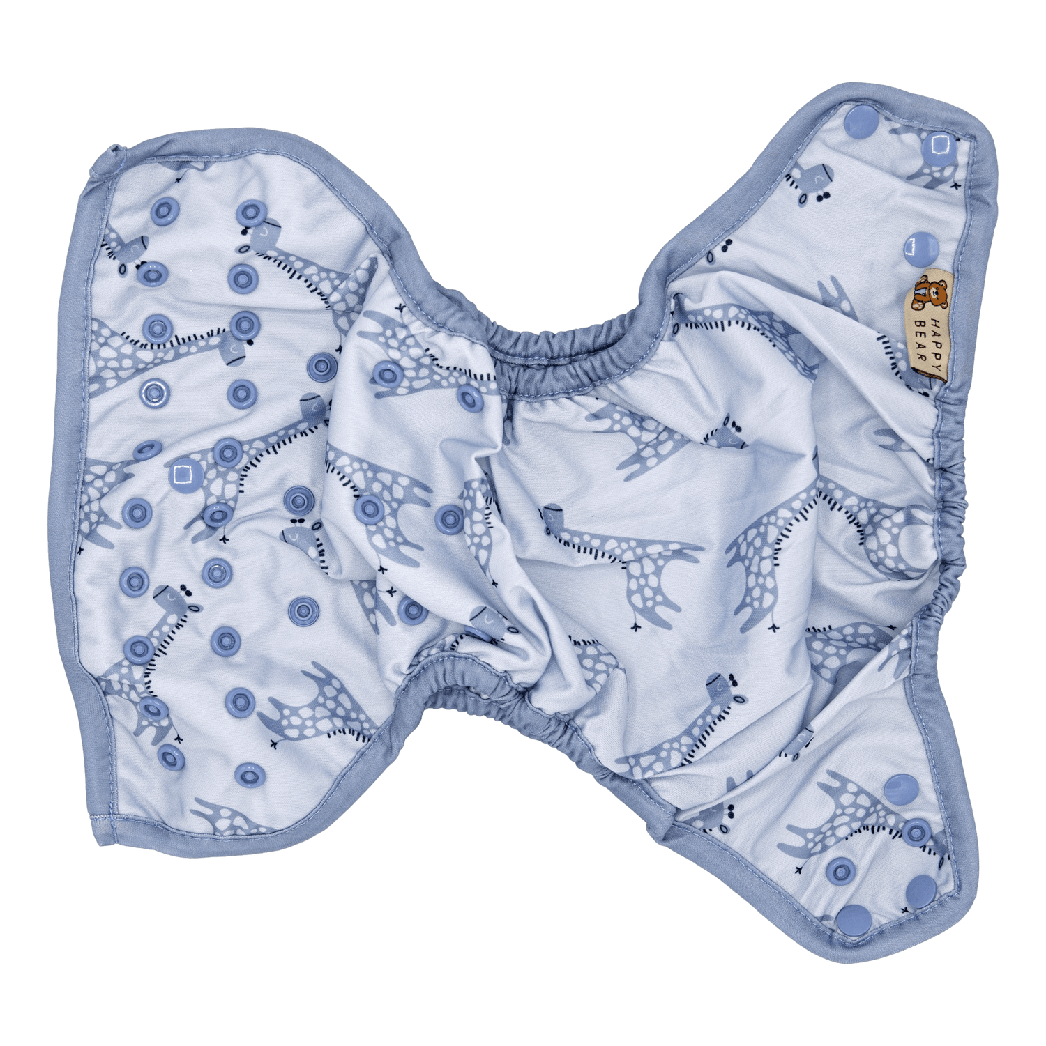 HappyBear Diapers Luierbroekje | Blue Giraffe