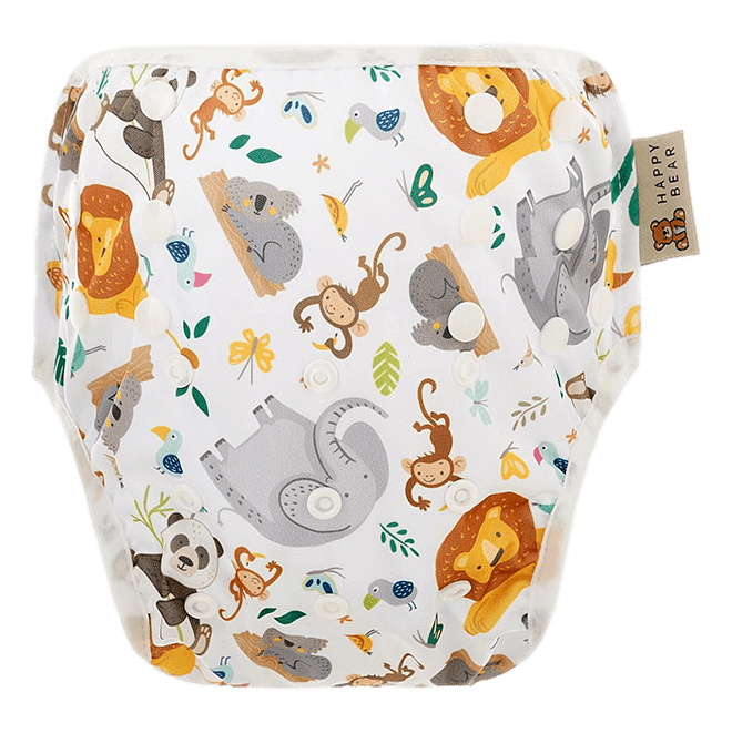 HappyBear Diapers Zwemluier | Wild Animals