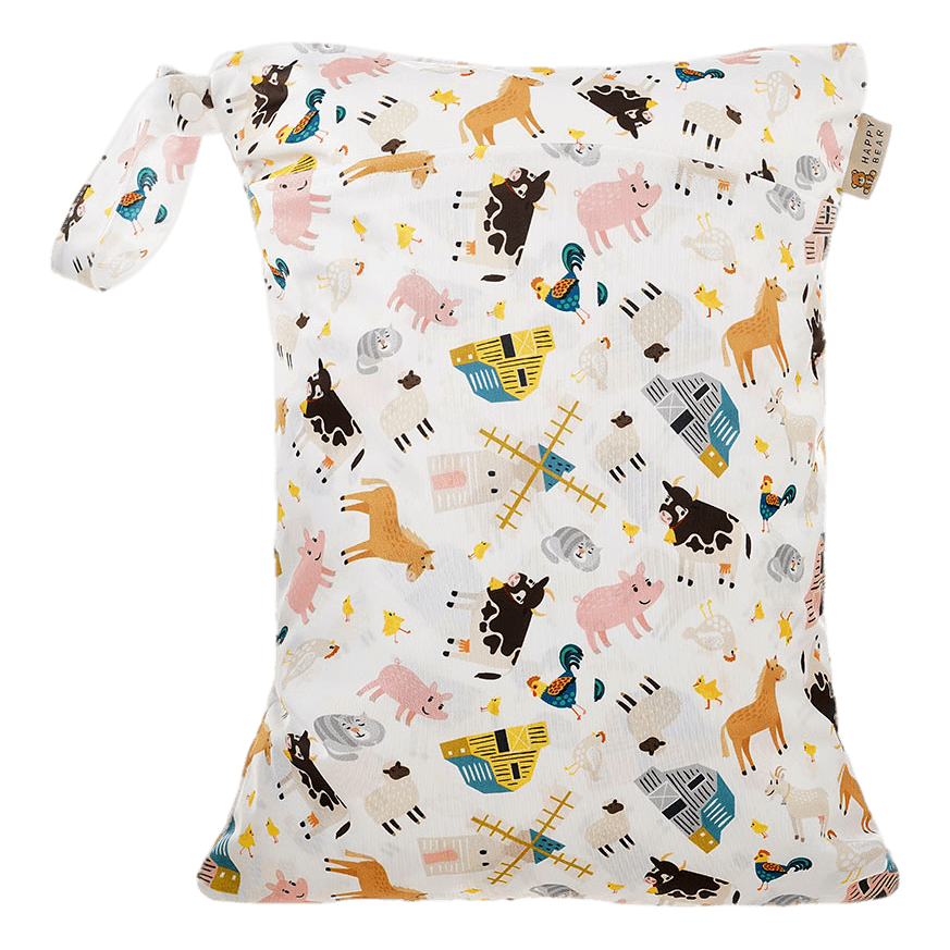 HappyBear Diapers Wetbag | Farm Animals