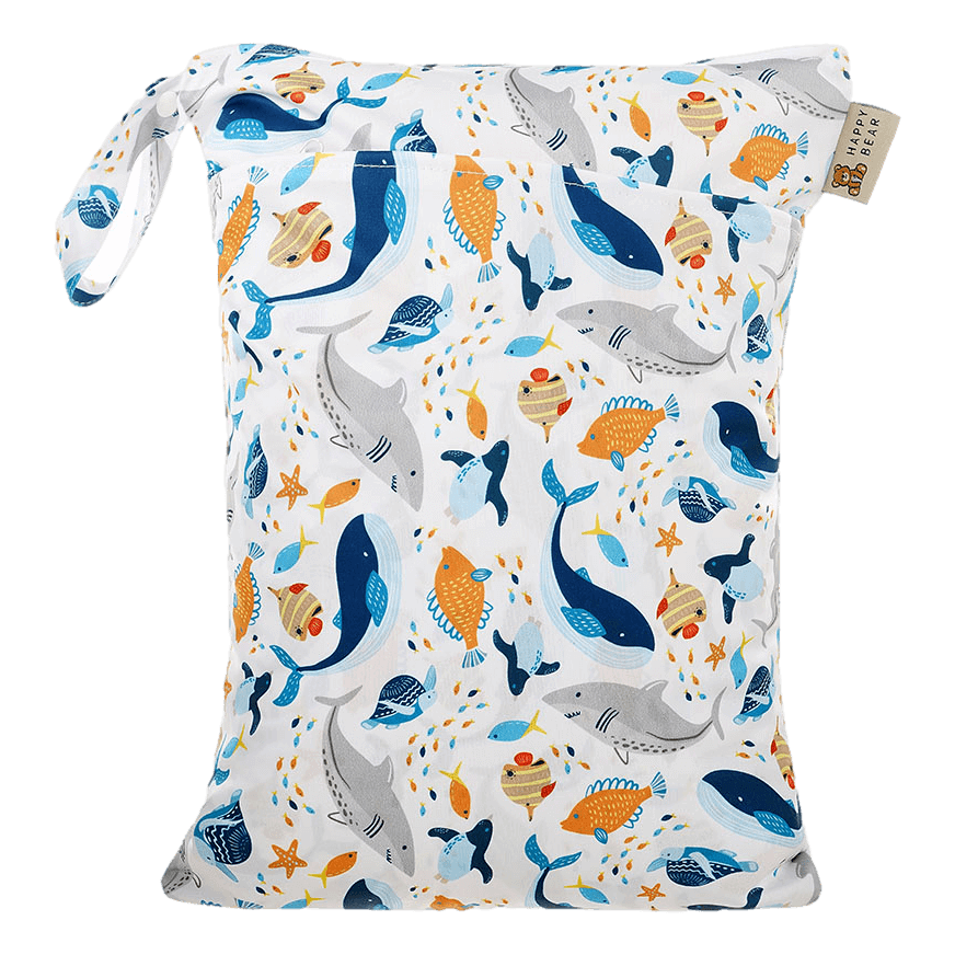 HappyBear Diapers Wetbag | Sea Animals