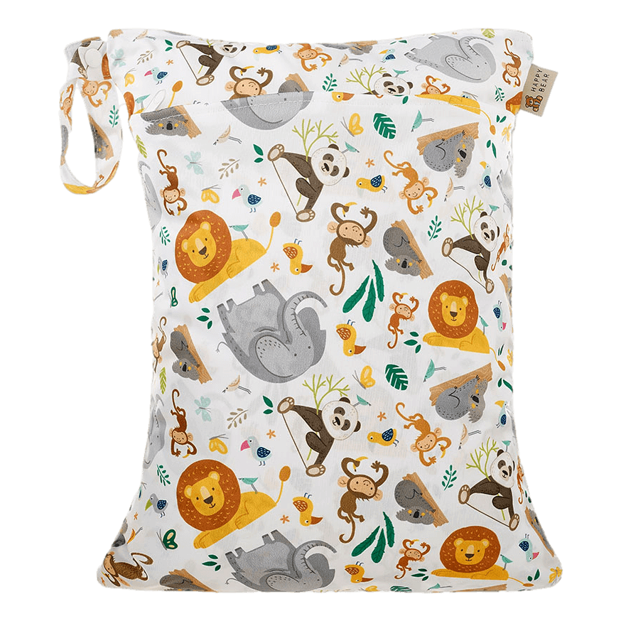 HappyBear Diapers Wetbag | Wild Animals