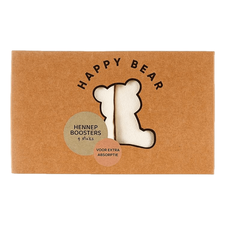HappyBear Diapers Hennep booster set - 4 stuks