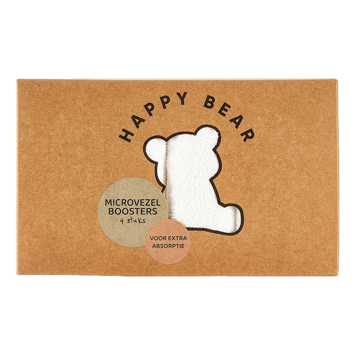 HappyBear Diapers Microvezel booster set - 4 stuks
