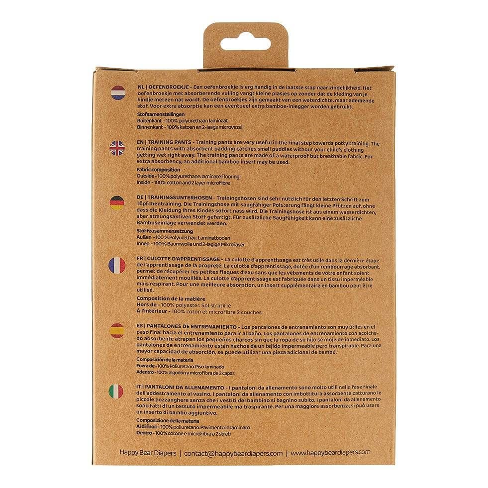 HappyBear Diapers Oefenbroekje | Blue Giraffe