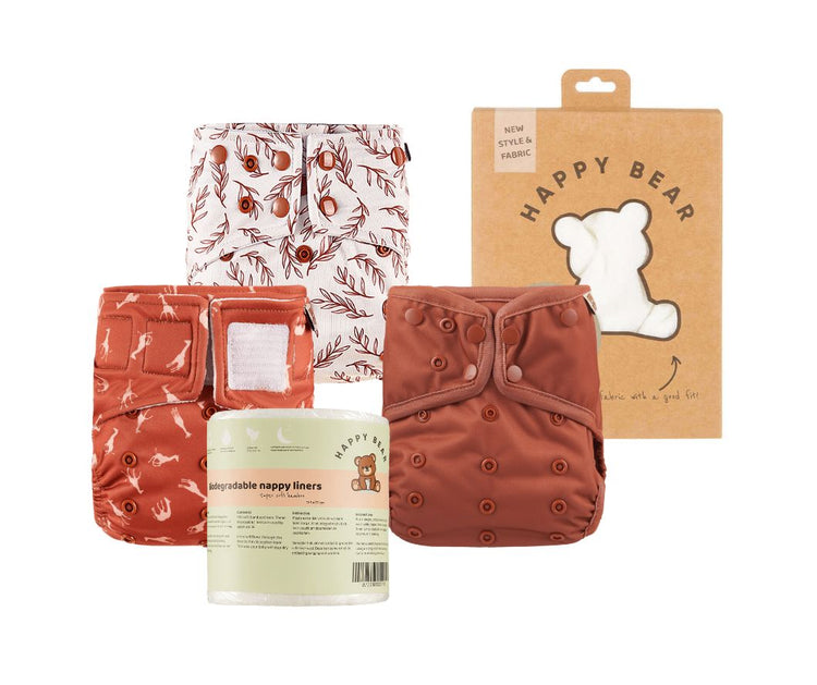 Trial pack of washable diapers