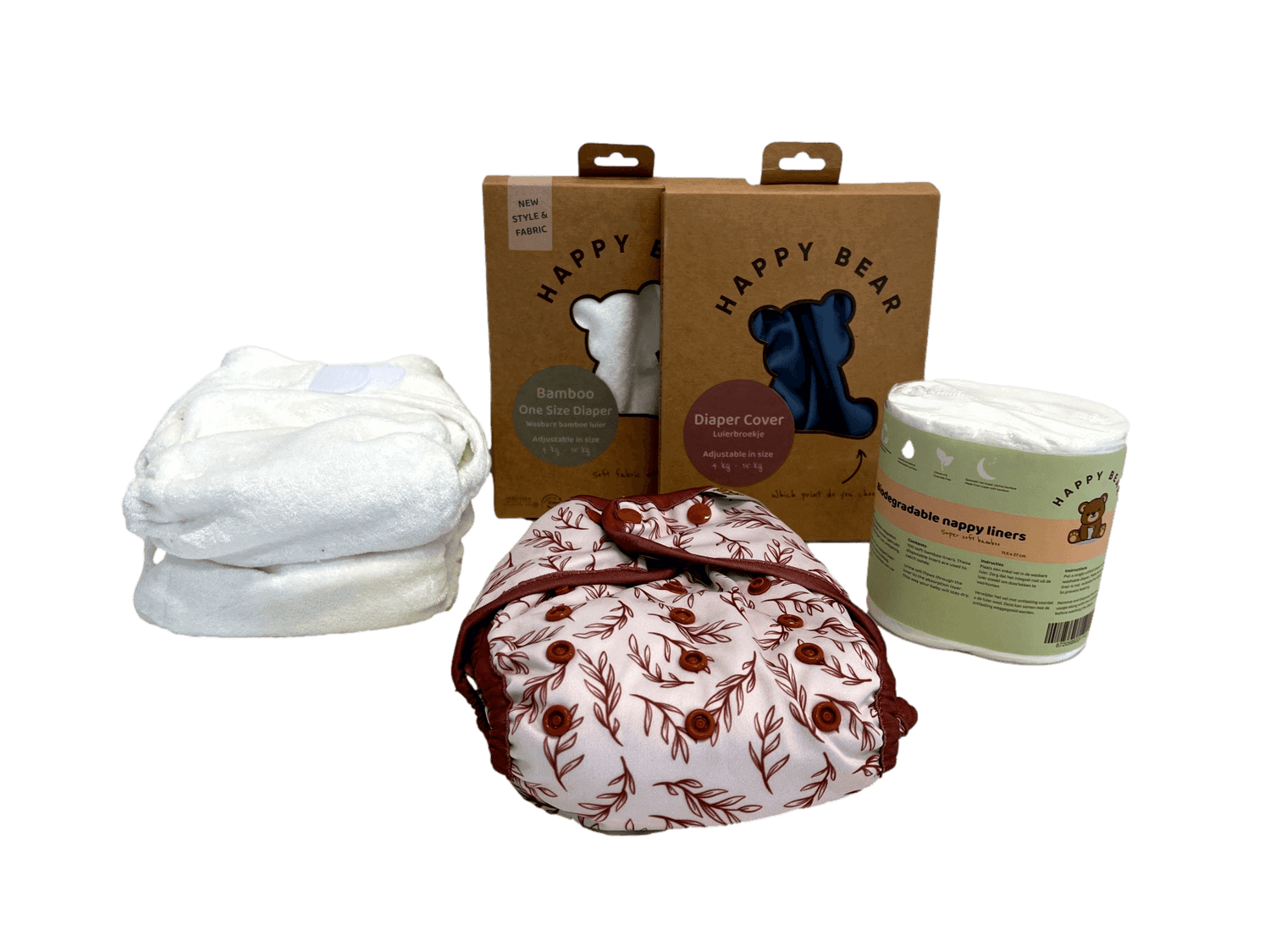 Washable night diaper package