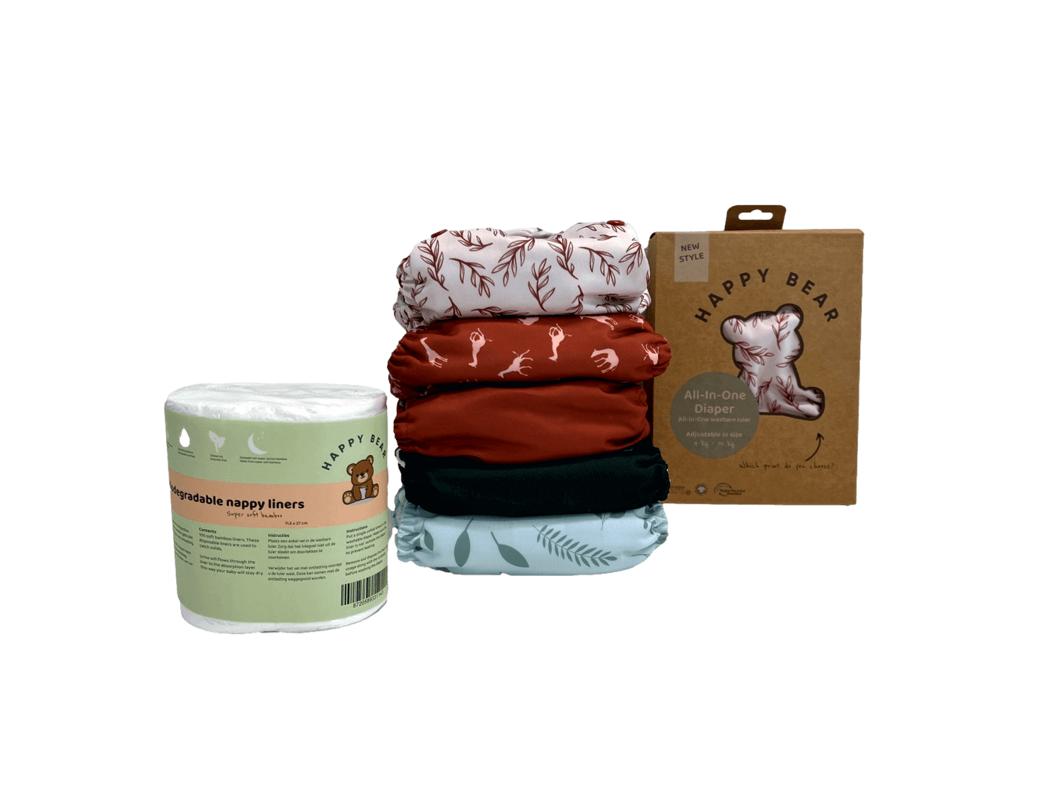 Washable Day Diaper package